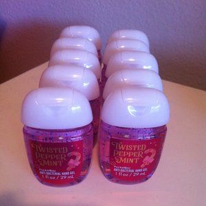 10 Twisted Peppermint Antibacterial Hand Gel NEW